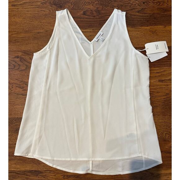 Nordstrom Everyday Women's Double V Tank Top White Size Small – NWT - Picture 1 of 6